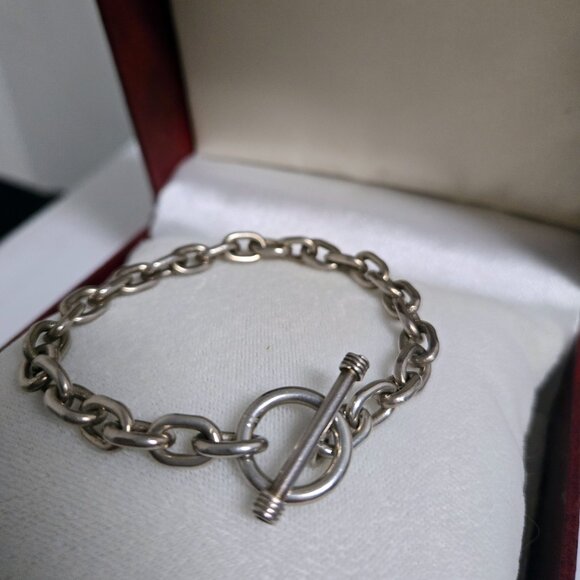 Special CLOSE OUT $* HOST PICK * ARTISAN Bracelet SOLID SILVER TOGGLE CLASP - Picture 4 of 5